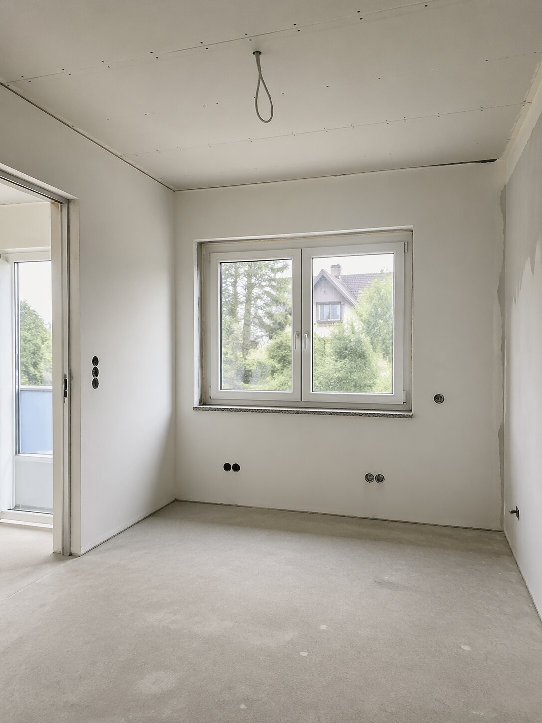Räume fertig wirken lassen vor der Z1 Bau Umsetzung